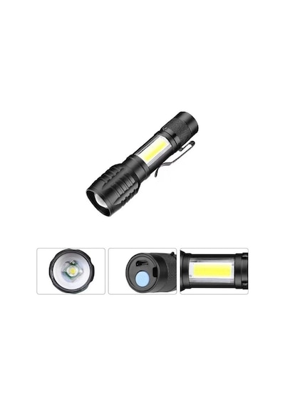 Wison Ws-5454 Cob Led Usb Şarjlı Mini El Feneri