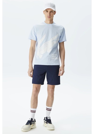 Lacoste Men's Slim Fit Bermuda Shorts Erkek Dar Kesim Bermuda Şort Lacivert