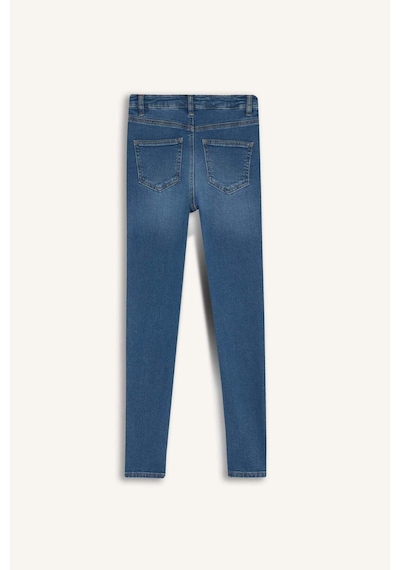 Defacto Skinny Fit Yüksek Bel Bilek Boy Jean Pantolon F2963ax25wnnm28 Mavi
