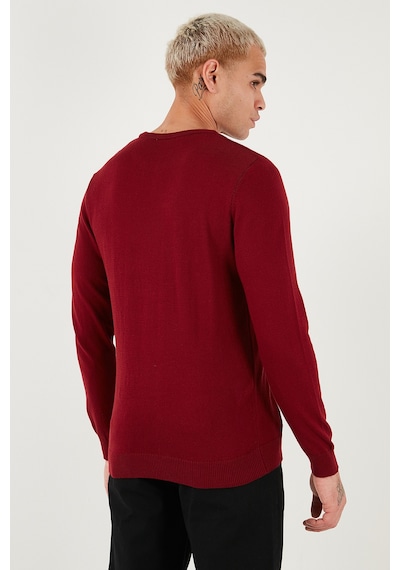 U.S. Polo Assn. U.s. Polo Assn Erkek Kazak G081sz0tk2226959 Bordo Bordo