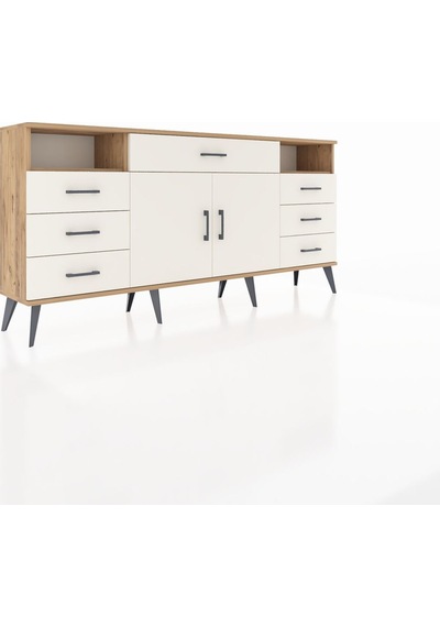 Arges Konsol 4 Raflı 7 Çekmeceli 2 Kapaklı 176x30x83 Çam-aytaşı/aytaşı Aytaşı/aytaşı Arges Konsol 4 Raflı 7 Çekmeceli 2 Kapaklı 176x30x83 Çam-aytaşı/aytaşı Aytaşı/aytaşı