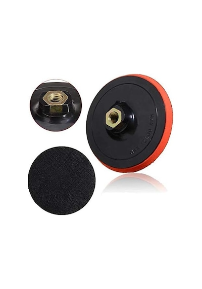 Cırt Zımpara Seti + Matkap Aparatı 115 Mm 20 Parça Avuç İçi Taşlama Spiral Set