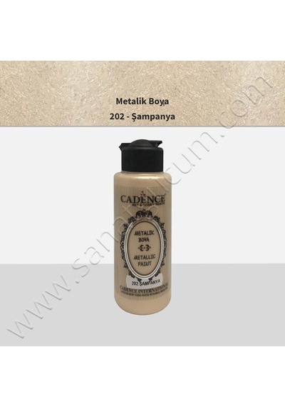 Cadence Metalik Boya 120 Ml. 202 Şampanya