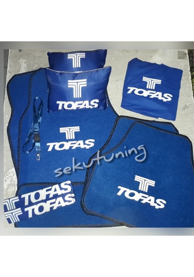 Tofaş Uyumlu Halı Paspas,Servis Kılıfı,Boyun Yastık,Kemer Pedi,Ayna Ipi