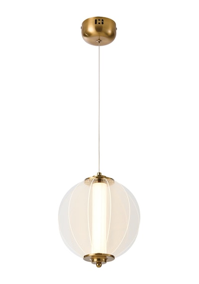 Penny 18 Watt 3000k Yuvarlak Bakır Tekli Led Sarkıt Avize Bakır
