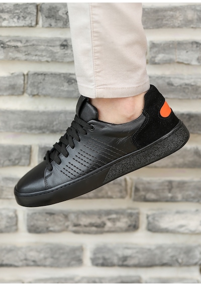 Hakiki Deri Rahat Giymli Günlük Sneaker Erkek Ayakkabı Daks6558 001