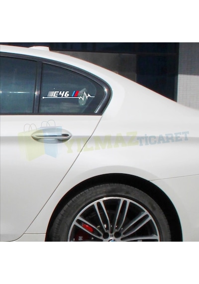 Bmw M Kalp Atış Ritim Oto Sticker E46 E90 E60 E39 E36 F30 F10 E70