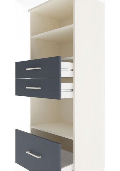 Hyperion Dolap 3 Raflı 3 Çekmeceli 60x44x163 Aytaşı-antrasit Aytaşı Hyperion Dolap 3 Raflı 3 Çekmeceli 60x44x163 Aytaşı-antrasit Aytaşı
