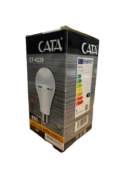 Ct-4229 9w/6400k Şarjlı Led Ampul Cata Diğer
