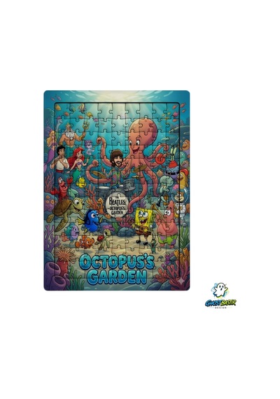 Ghostbastır Design The Beatles 99 Parça Ayaklı Puzzle Dekoratif Çocuk Yapbozu 0203