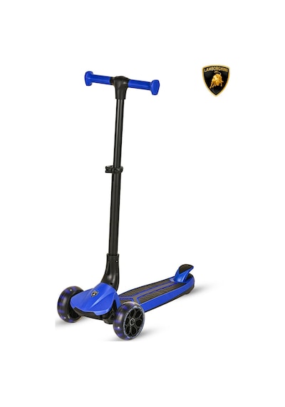 Lisanslı L3 Kolay Katlanabilir Işıklı Orta Gövde Ve Işıklı Tekerlekli Çocuk Scooter Turuncu Mavi