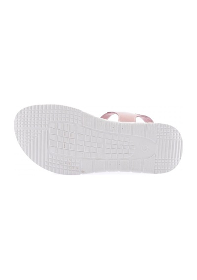 Dgn 6102 Kadin Yan Çapraz Bantli Bilekten Bağli Sandalet 6102-2106-R12907 Açık Pembe
