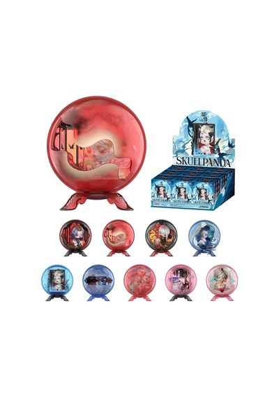Pop Mart Skullpanda The Mirage Serisi Figürler Tam Set, Aksiyon Koleksiyon Figürleri Karakter Figürü