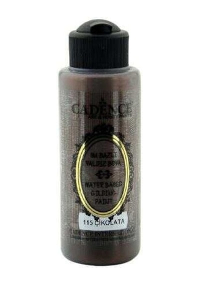 Cadence 115 Çikolata Yaldız Akrilik Boya 120 Ml