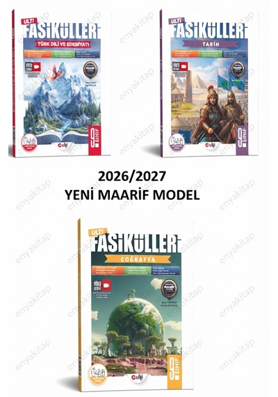 Ulti Yayınları 9. Sınıf Türk Dili Edebiyatı Ve Tarih Coğrafya Ulti Fasikülleri Maarif Model