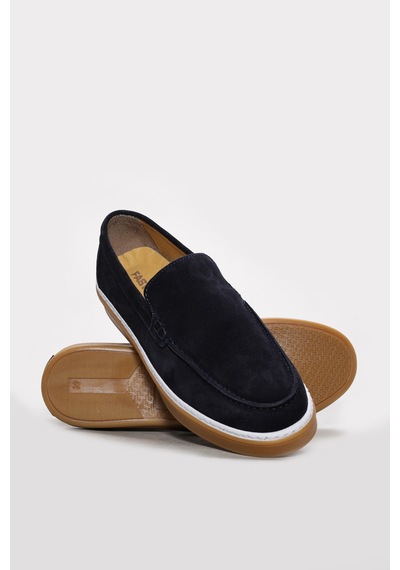 Hakiki Deri Erkek Casual Ayakkabı 819ma010lp Lacivert