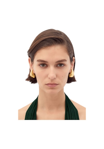 Çlk Accessories Bottega Gözyaşı Damlası Damla Küpe Küçük Altın