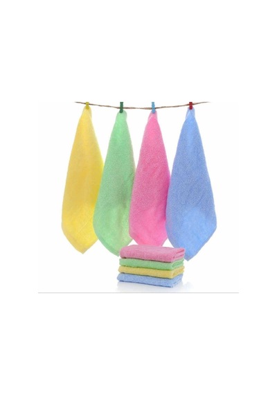 Mikrofiber Temizlik Bezi Genel Temizlik Bezi 4 Adet Karışık