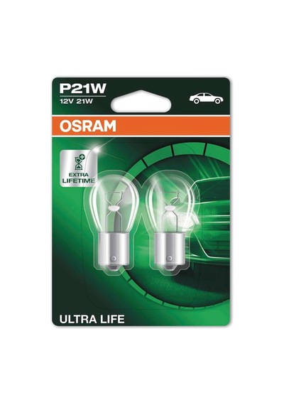 Ultra Life P21 W Fren/sinyal/uç Ve Yedekleme İşık 7506ult 02b Dayanıklı, Çift Blister Medium Be