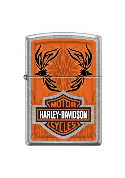 Zippo Çakmak 6888 Harley Davidson Logo Tattoo Art Lighter