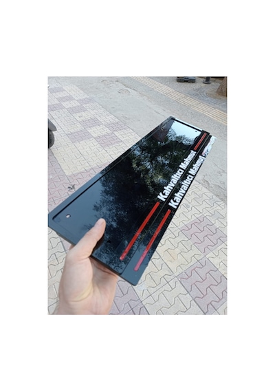 Pleksi Plakalık Takım 2 Ad. - App Ve Normal Plaka İçin Alt Üst Pleksi Plakalık - Tüm Araçlara Uyumlu - 576239869
