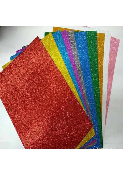 Sudor Südor 20 X 30 Cm 10 Renk Simli Yapışkanlı Eva Genel