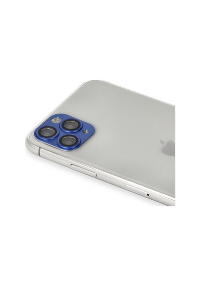 İphone 11 Pro Max Pers Alüminyum Kamera Lens - Lacivert