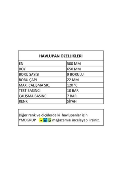 Florad 5/7 50cm X 65cm 500mm X 650mm Siyah Havlupan
