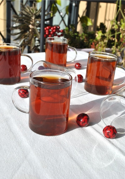 6lı Borosılıkat Cam Kupa Çay Bardak 200 Ml Kulplu Çay Bardağı Sade Şeffaf