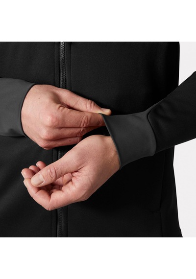 Tech Hooded Midlayer Jacket - Black - L Siyah-antrasit