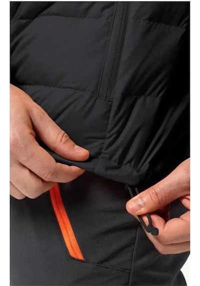 Jack Wolfskin Ather Down Jkt M Rds 1207681-out Ceket Black Erkek Mont Siyah