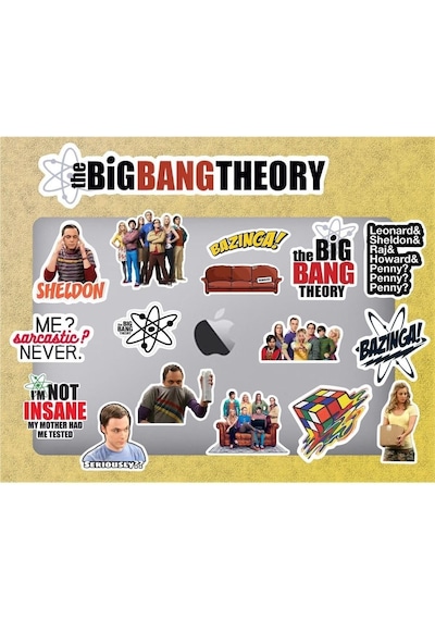 The Big Bang Theory Laptop Notebook Tablet Sticker Seti 1