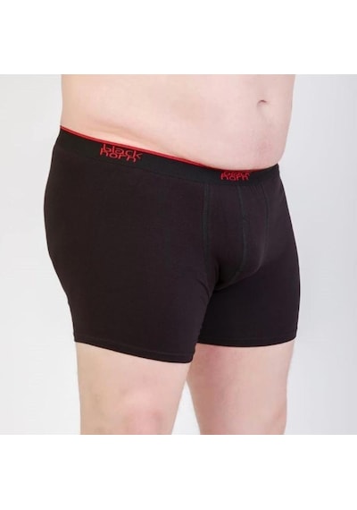 Black Horn Büyük Beden Boxer Battal Boy Likralı Boxer 3 Adet Çok Renkli