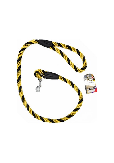 Eurodog Köpek Uzatma Tasması 18mm X 120 Cm Sarı-Siyah Sarı