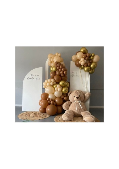 Krom Gold Karamel Ve Sütlü Kahve Balon Zinciri 100 Adet A