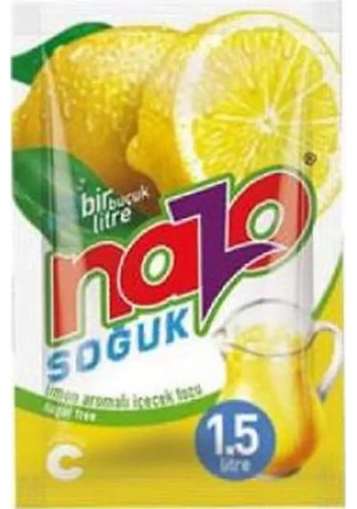 Nazo Limon Aromalı Içecek Tozu 9 Gr 24'lü 9 G