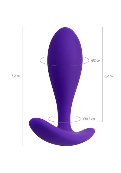 Ada Marketing 50 Ml Anal Kayganlaştırıcı Jel Ve Mor Silikon Plug Seti