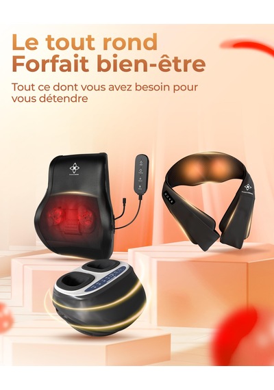 Massagewerk Shiatsu Sırt Ve Boyun Masajı Isı Fonksiyonlu Elektrikli Boyun Masajı Ergonomik, Kas Gerginliğini Ve Ağrıyı Gidermek İçin İdeal Gri Massagewerk Shiatsu Sırt Ve Boyun Masajı Isı Fonksiyonlu Elektrikli Boyun Masajı Ergonomik, Kas Gerginliğini Ve Ağrıyı Gidermek İçin İdeal Gri