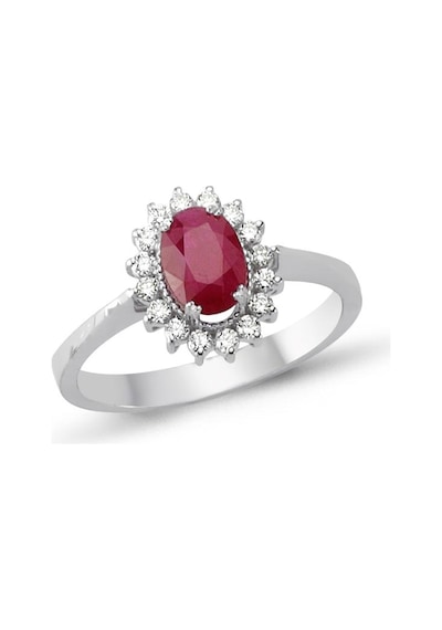 Altınbaş Pırlanta Yakut Oval Yüzük Lc004y-3-18k