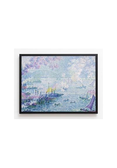 Modern Sanat Signac Rotterdam Limanı Çerçevesiz Poster 21x30 Cm A4 Tablo Modern Sanat Ekspresyonizm