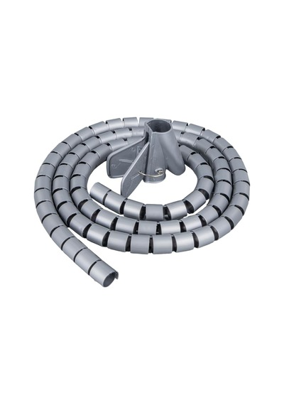 15942 Gri 1 Metre 22 Mm Spiral Kablo Toplayıcı Sabitleyici Parça Diğer