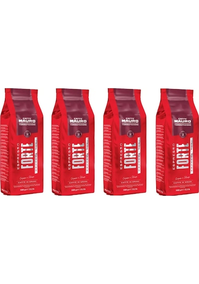 Caffe Mauro Espresso Forte Çekirdek Kahve 1 Kg X 4 Paket Çekirdek Kahve