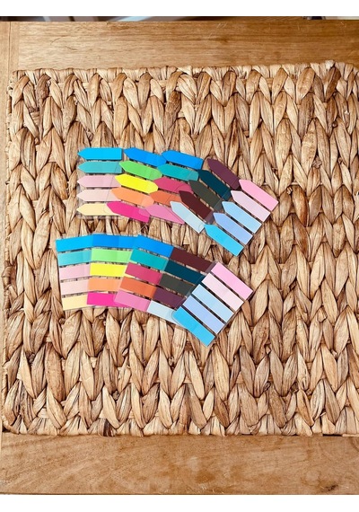 Sticky Notes Şeffaf Renkli Yapışkan Not Kağıtları Film İndeks Renk 1