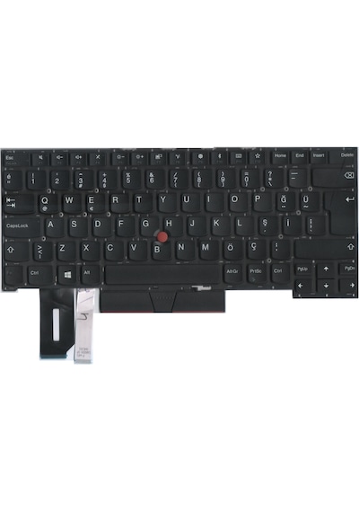Lenovo Thinkpad X1 Extreme Gen2, 20qv, 20qw Uyumlu Klavye Tuş Takımı Tuş Seti Siyah Türkçe