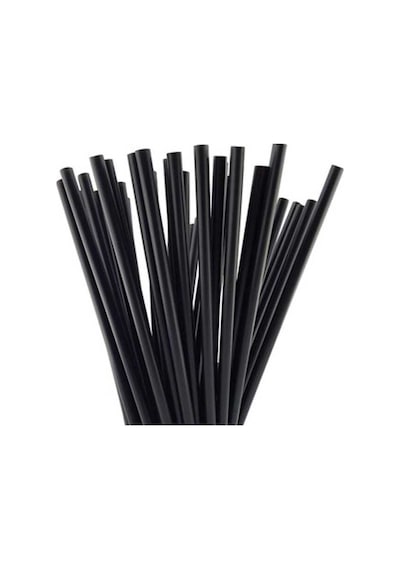 Plastik Frozen Pipet Siyah - 100 Adet N11.989