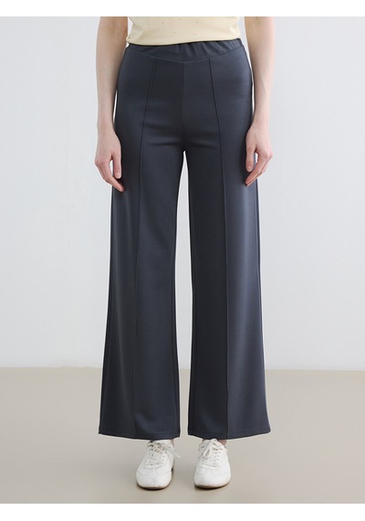 Lcw Modest Antrasit Beli Lastikli Soft Touch Kadın Eşofman Altı