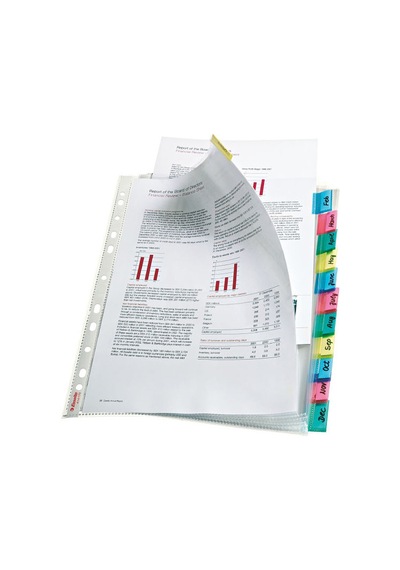 Esselte 414170 Ayraçlı Poşet 12 Renk