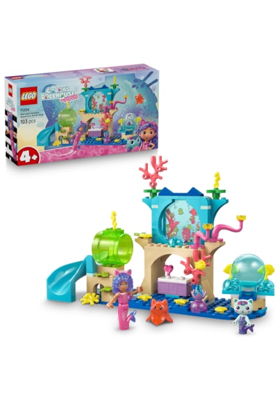 LEGO® Gabby’s Dollhouse Deniz Kızı Gabby’nin Akvaryum Macerası 11204 - 4 Yaş ve Üzeri Çocuklar için Okyanus Hayvanları İçeren Yaratıcı Oyuncak Yapım Seti (103 Parça) LEGO® Gabby’s Dollhouse Deniz Kızı Gabby’nin Akvaryum Macerası 11204 - 4 Yaş ve Üzeri Çocuklar için Okyanus Hayvanları İçeren Yaratıcı Oyuncak Yapım Seti (103 Parça)