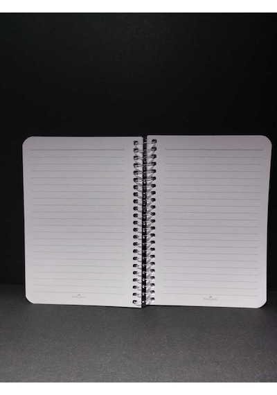 100 Sayfa A6 10x15 Cm Çizgili Telli Plastik Kapak Not Defteri Renk11