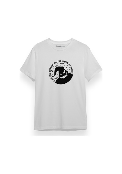 Oogie Boogie Beyaz Kısa Kol Erkek Tshirt 001